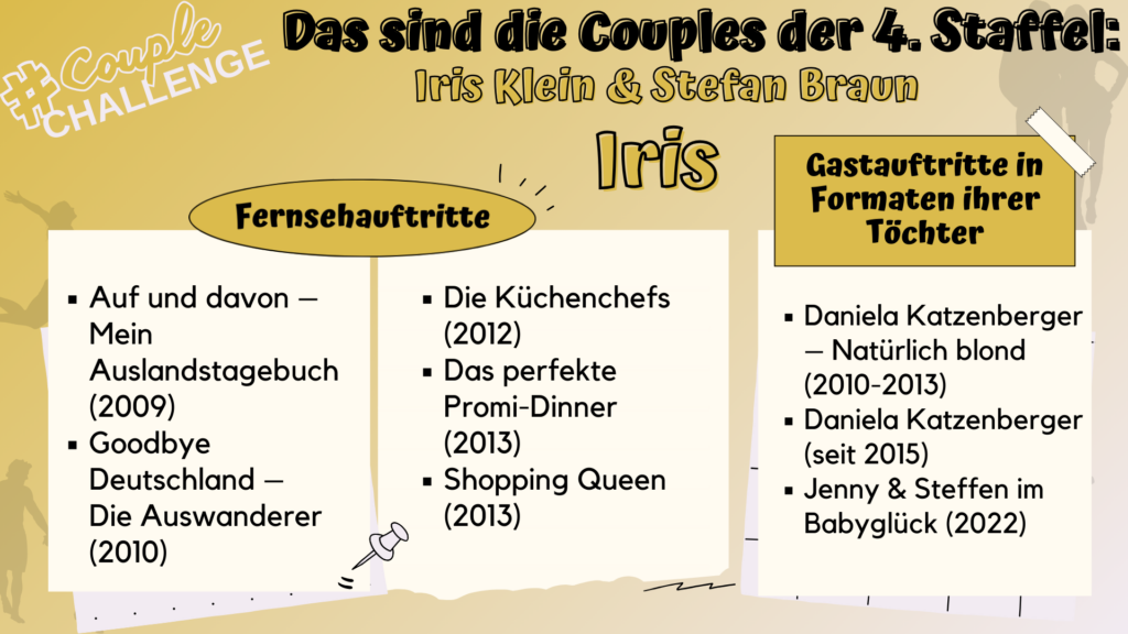 Couple Challenge 2025 - Kandidaten - alle Infos & Formate: Iris Klein